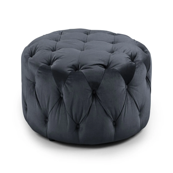Black footstool